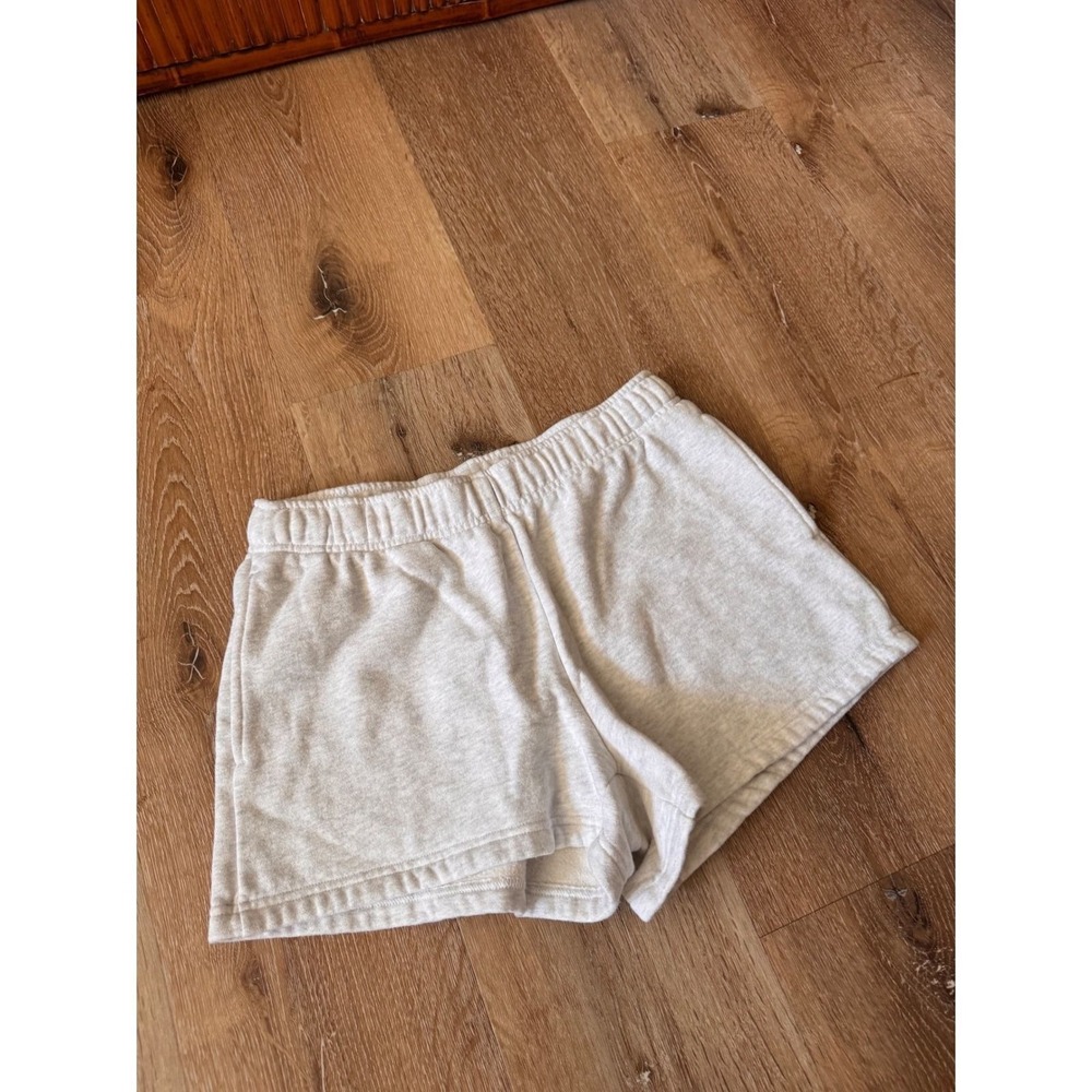 Tna Cozy Boyfriend Fleece Boyfriend Gray Shorts Size S